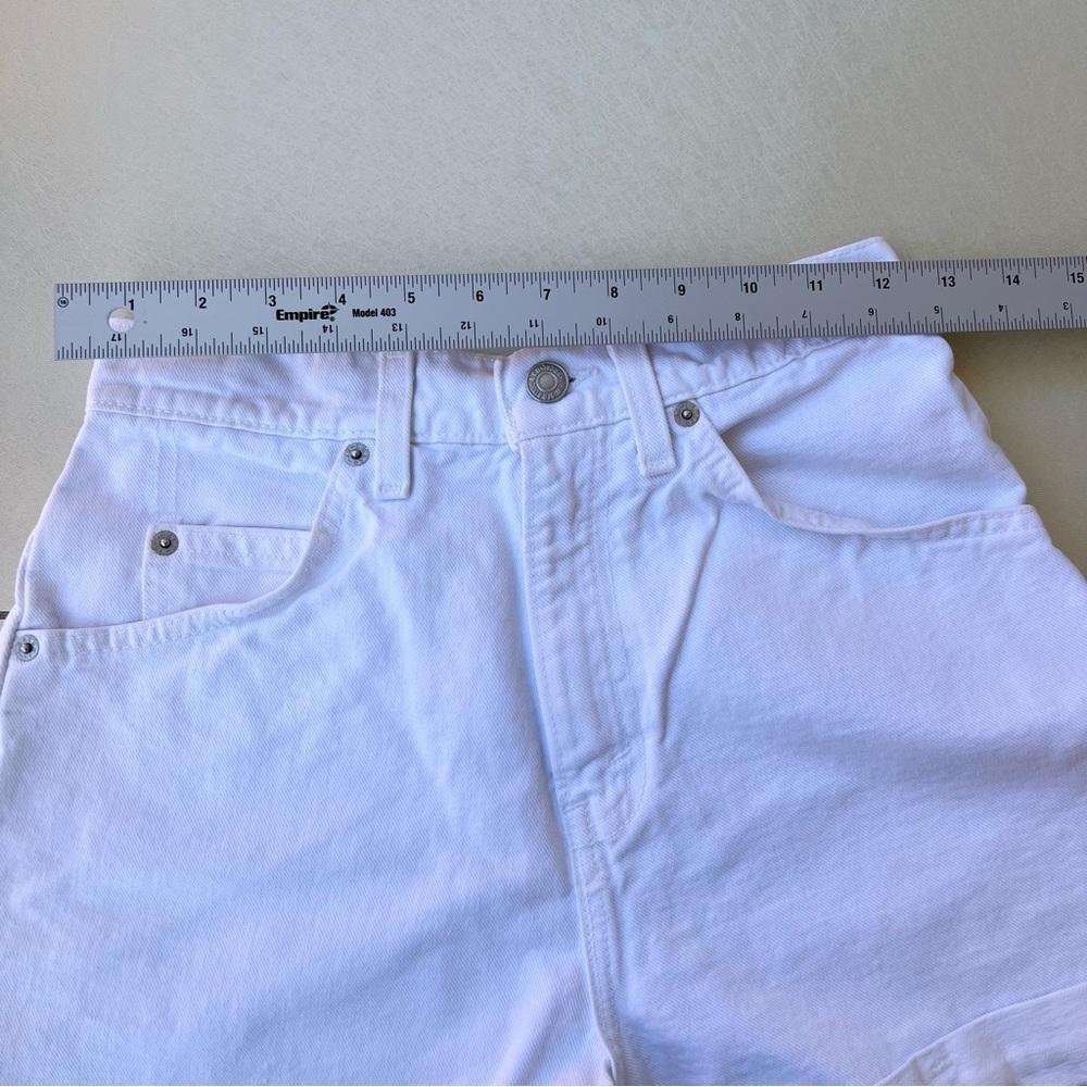 Vintage 90s Levi's 954 Orange Tab
White Denim High Rise Cuffed Shorts Sz 5 - Picture 3 of 7